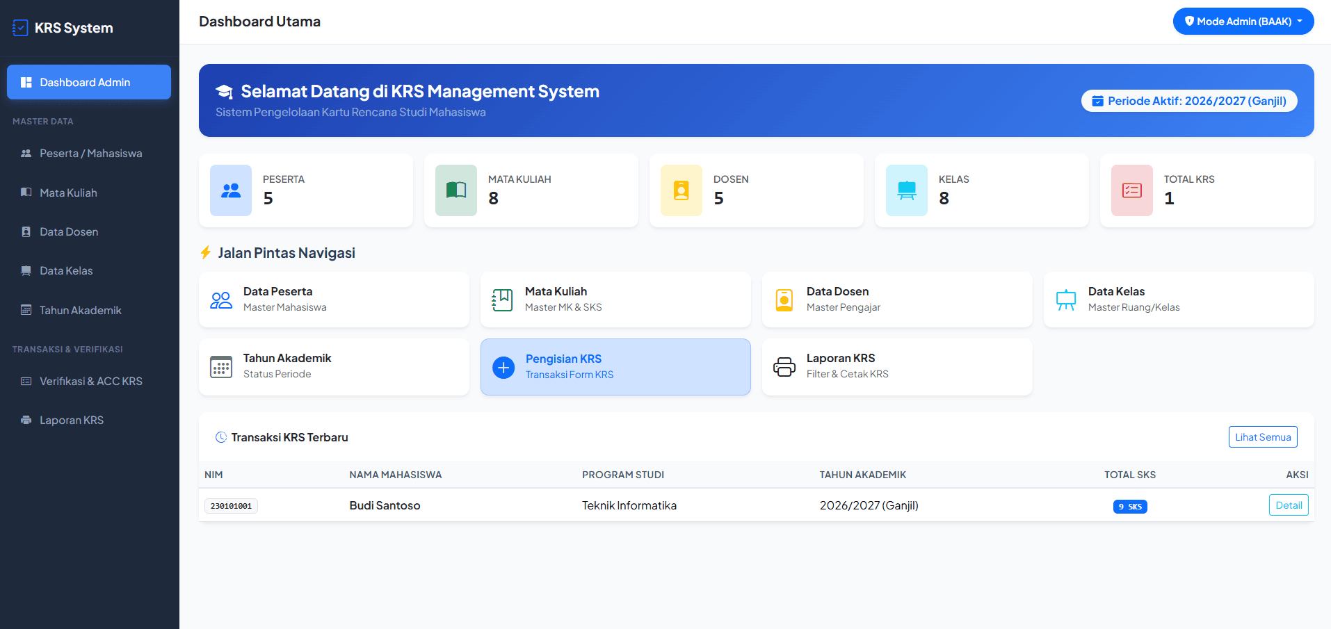 KRS Management System